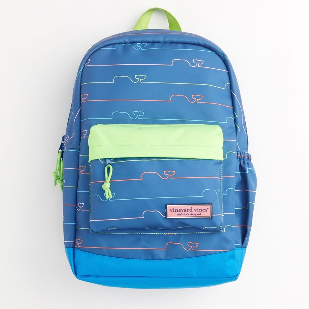 Vineyard vines backpack “Neon whaleline”